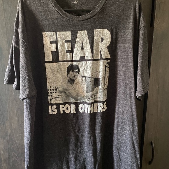 Bruce Lee Gray Graphic T-Shirt size XXL - Picture 1 of 6